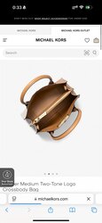 Michael kors crossbody mercer