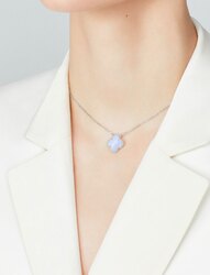 Vca alhambra necklace chalcedony