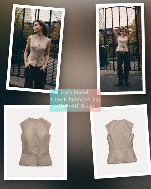 Check buttoned top