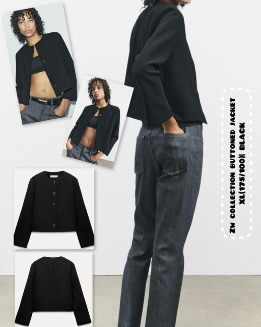 Zw collection buttoned jacket 