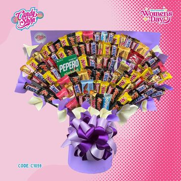 Хайрцагтай чихрийн баглаа-1059