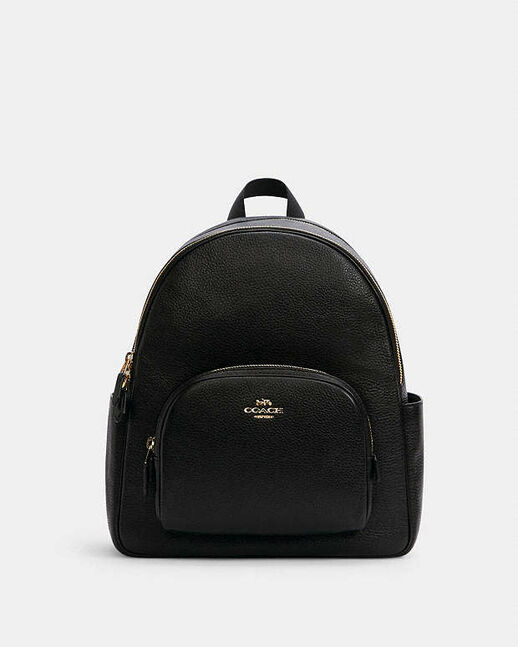 Coach medium black backpack