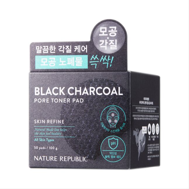 BAMBOO CHARCOAL PORE TONER PAD