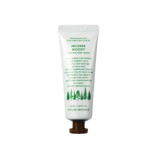HAND & NATURE INCENSE WOODY PERFUME HAND CREAM