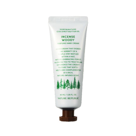 HAND & NATURE INCENSE WOODY PERFUME HAND CREAM