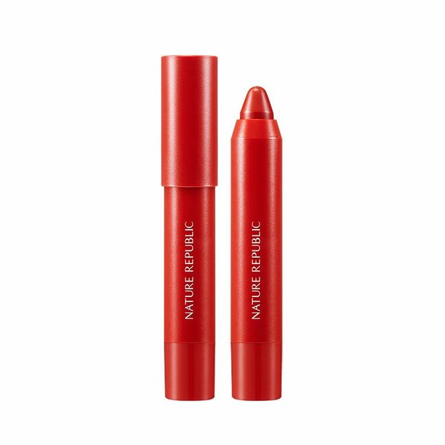BY FLOWER ECO CRAYON LIP VELVET 04 CHILLI RED