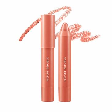 BY FLOWER ECO CRAYON LIP VELVET 01 ANGEL BLUSH