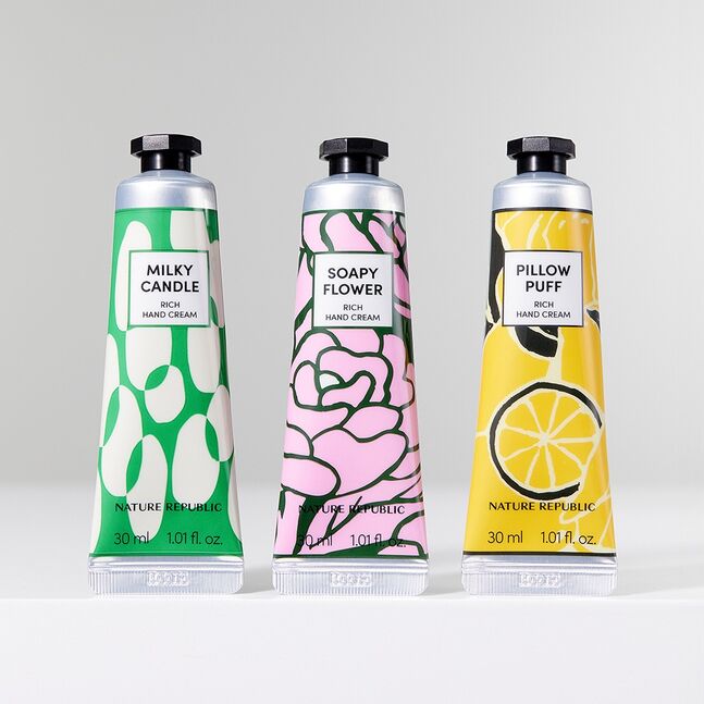 HAND & NATURE SOAPY FLOWER RICH HAND CREAM