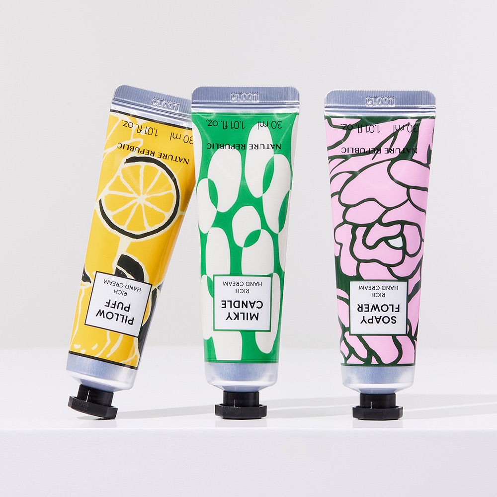 HAND & NATURE MILKY CANDLE RICH HAND CREAM