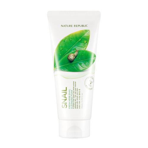 FRESH HERB cleansing foam snail foam cleanser Эмгэн хумстай цэвэрлэгч хөөс