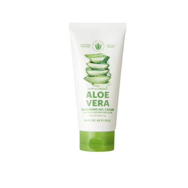 SOOTHING & MOISTURE ALOE VERA CLEANSING GEL CREAM