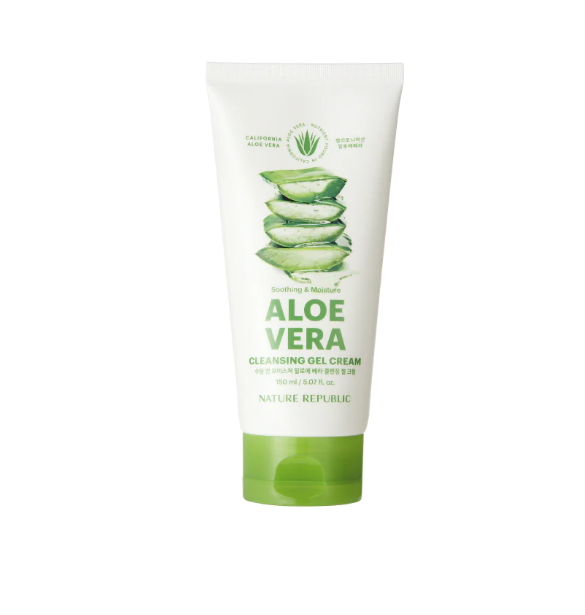 SOOTHING & MOISTURE ALOE VERA CLEANSING GEL CREAM