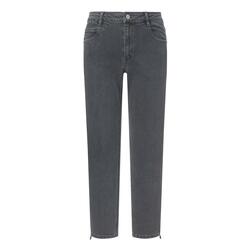 LADY'S WASHED COTTON BLEND DENIM PANTS