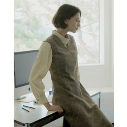 LADY'S SOLID COLOR LONG SLEEVE SHIRT