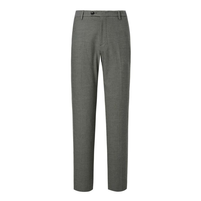 STRAIGHT FIT TWO-TONE BANDING SLACKS