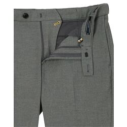 STRAIGHT FIT TWO-TONE BANDING SLACKS