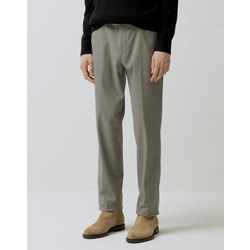 STRAIGHT FIT TWO-TONE BANDING SLACKS
