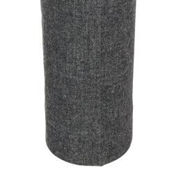 MEN'S WOOL BLEND HERRINGBONE PATTERN SETUP SLACKS