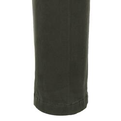 SOLID COTTON BLEND PANTS