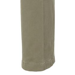 SOLID COTTON BLEND PANTS