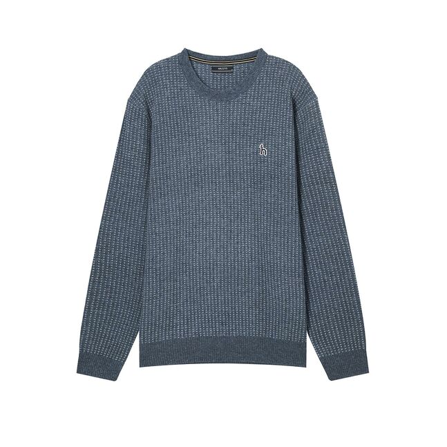 PATTERN WOOL BLEND KNIT