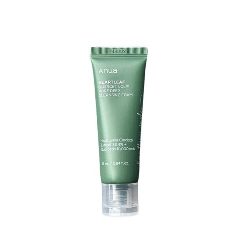 ANUA MINI HEARTLEAF QUERCETINOL PORE DEEP CLEANSING FOAM 25ML