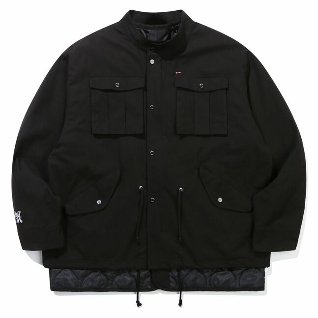 [ROMANTIC CROWN]★RECENT LOGO M65 PARKA RECENT LOGO M65 PARKA_LIGHT GREY - ROMANTIC CROWN | 60