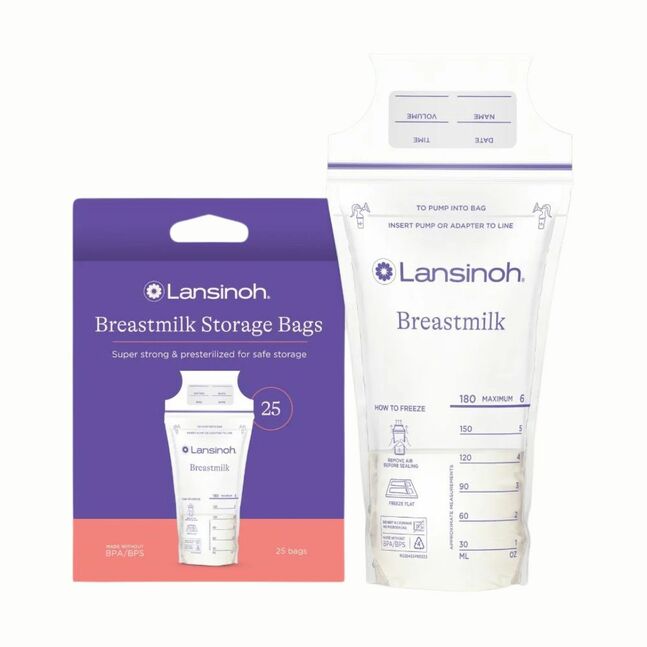 Lansinoh Milk Bag Хөхний сүү хадгалах уут 25ш