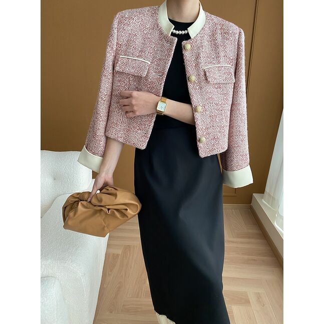 PINK TWEED BLAZER