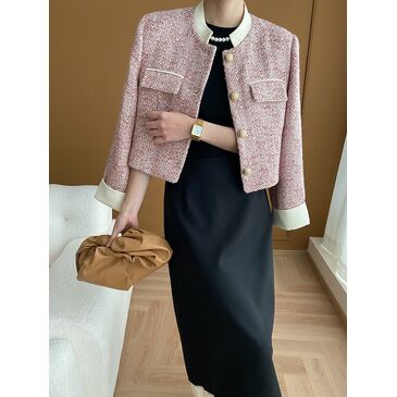 PINK TWEED BLAZER