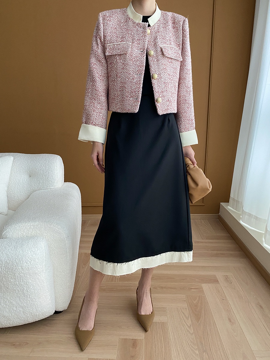 PINK TWEED BLAZER