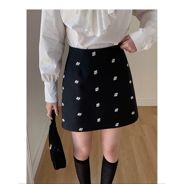 MINI DARK BLUE SKIRT