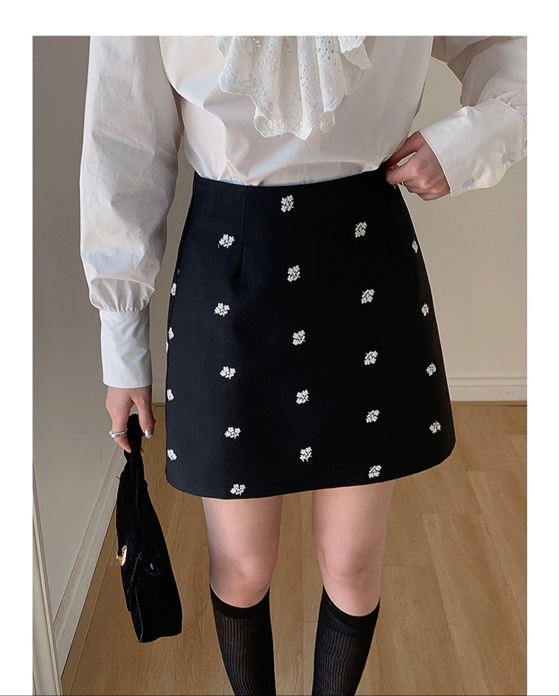MINI DARK BLUE SKIRT