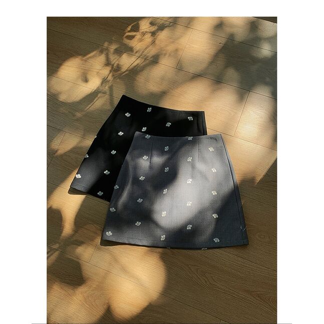 MINI DARK BLUE SKIRT