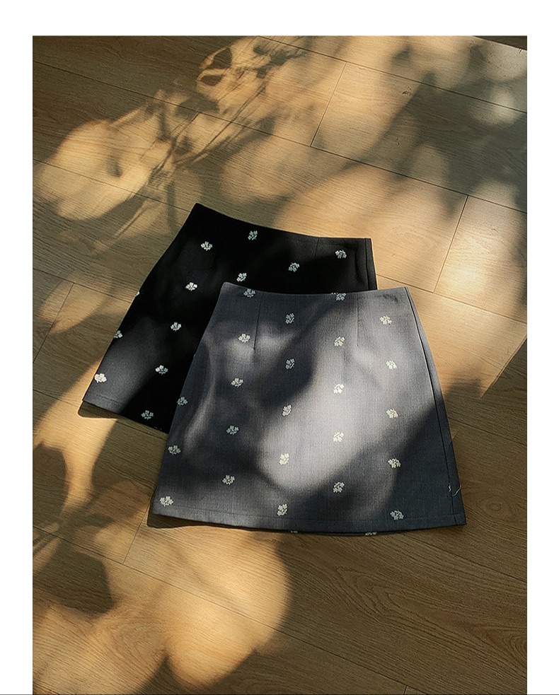 MINI DARK BLUE SKIRT