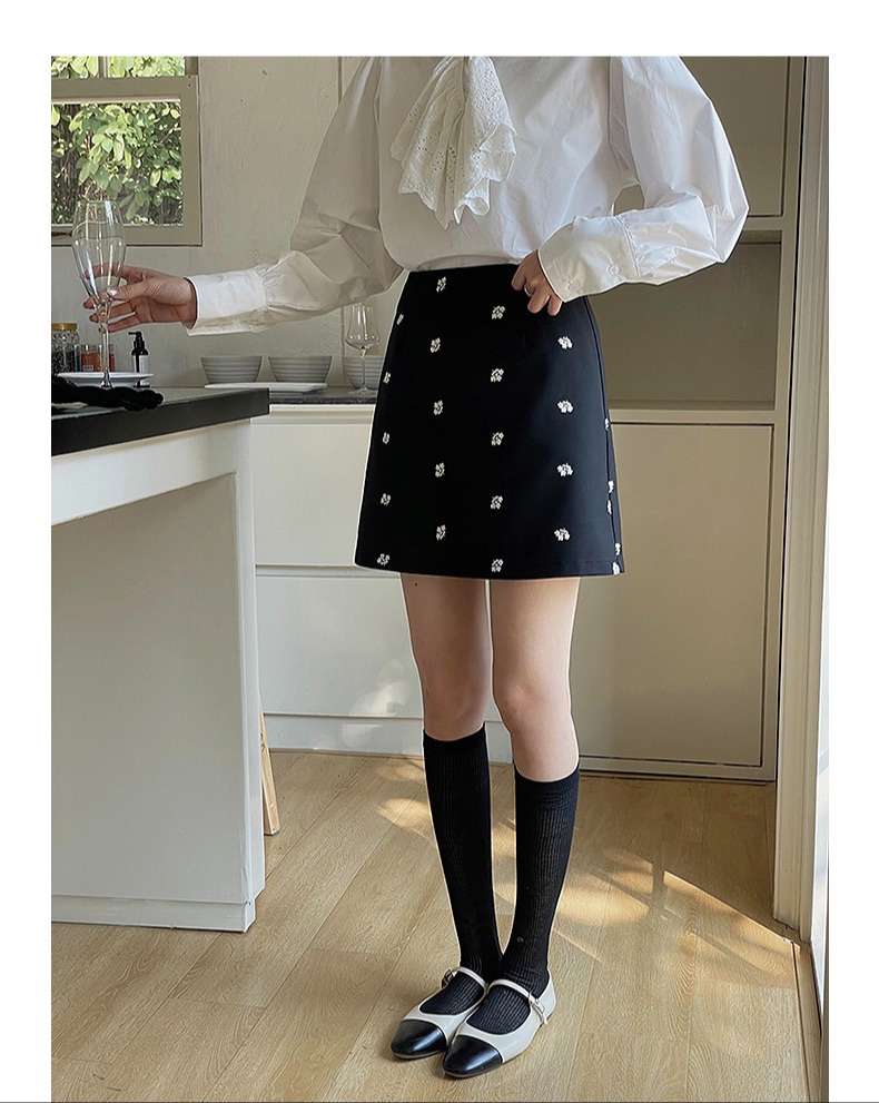 MINI DARK BLUE SKIRT