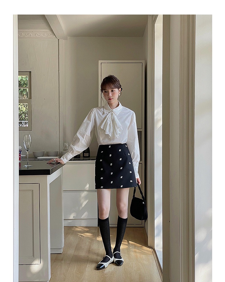 MINI DARK BLUE SKIRT