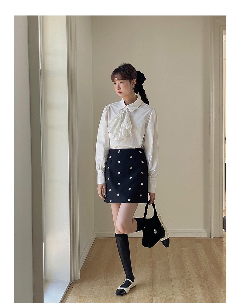 MINI DARK BLUE SKIRT