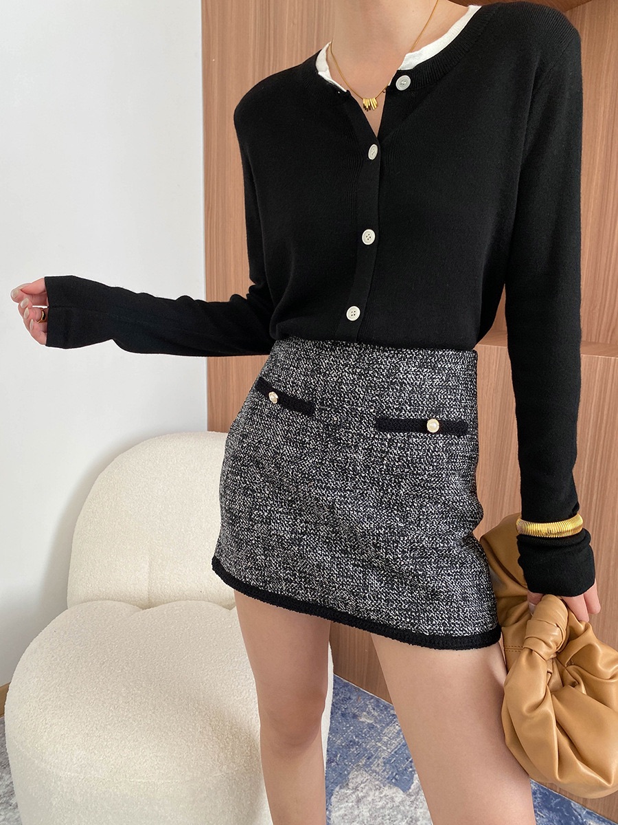 MINI TWEED SKIRT