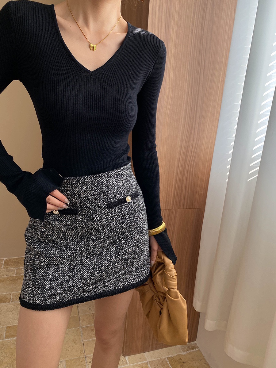 MINI TWEED SKIRT