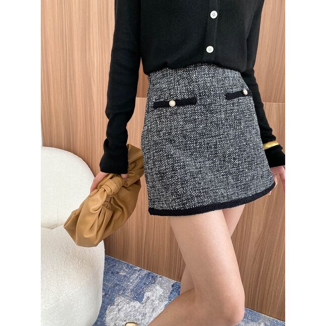 MINI TWEED SKIRT
