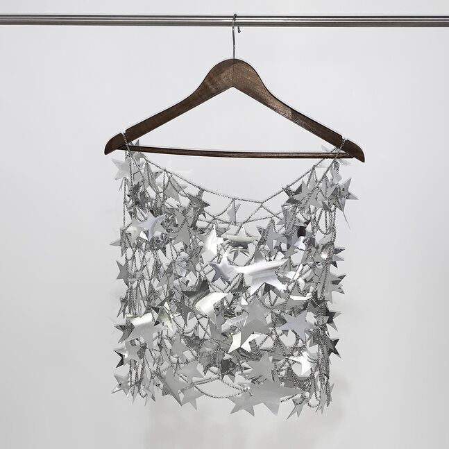 CHAINLINK MINI SKIRT SILVER