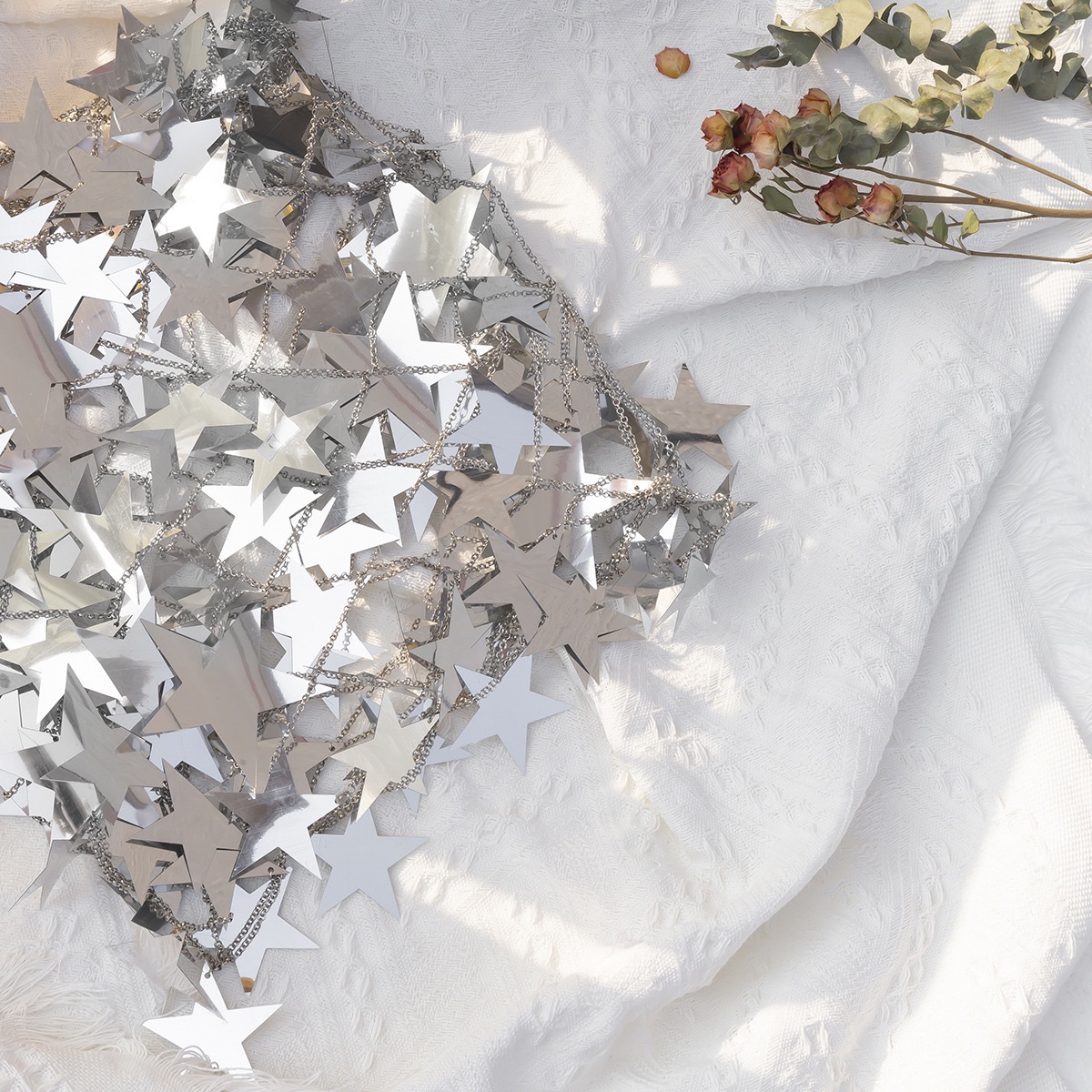 CHAINLINK MINI SKIRT SILVER