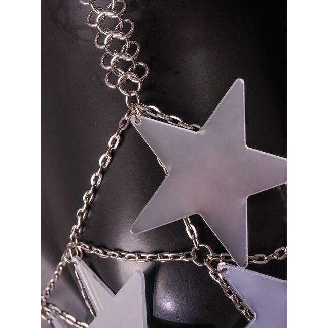 CHAINLINK MINI SKIRT SILVER