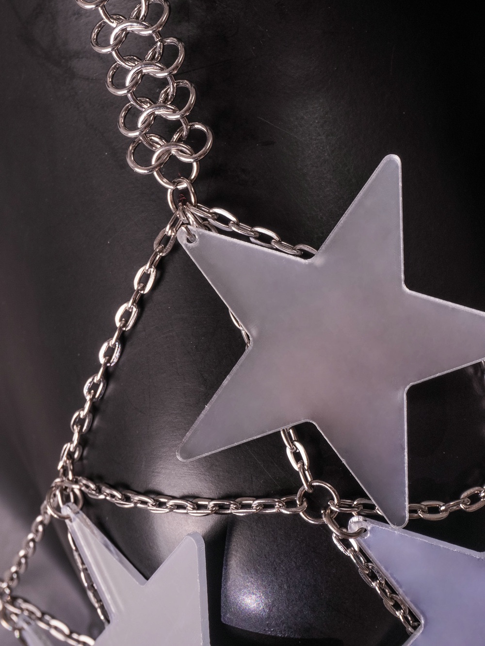 CHAINLINK MINI SKIRT SILVER