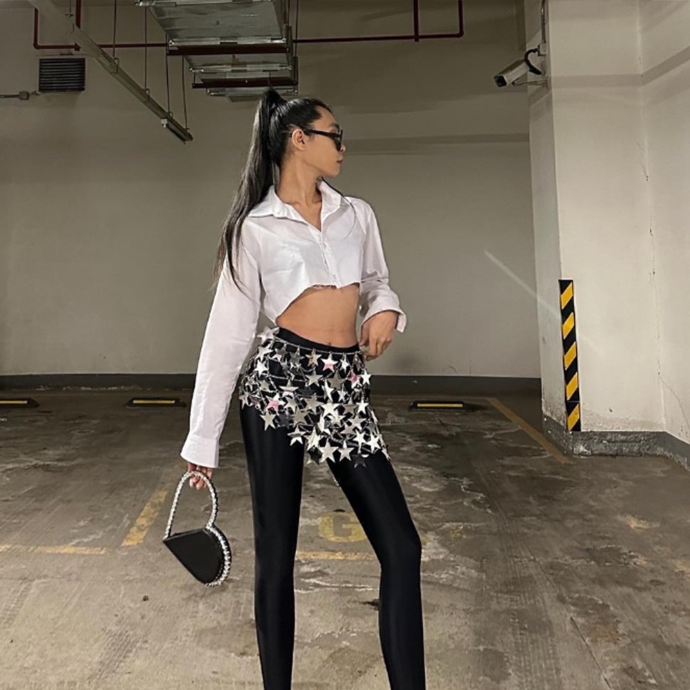 CHAINLINK MINI SKIRT SILVER