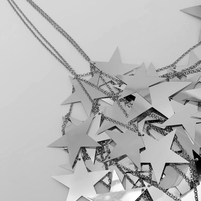 CHAINLINK MINI SKIRT SILVER