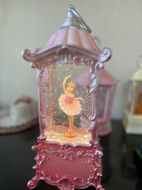 Pink snow globe 