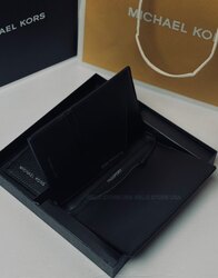 Pebbled leather passport case and luggage tag gift set | michael kors