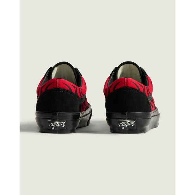 靴 Vans Lx Old Skool Y2k Flame Black/RED Premium Old Skool Y2K Flame - Black/Red – Feature